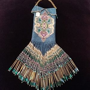 Magnificent beaded pouch.